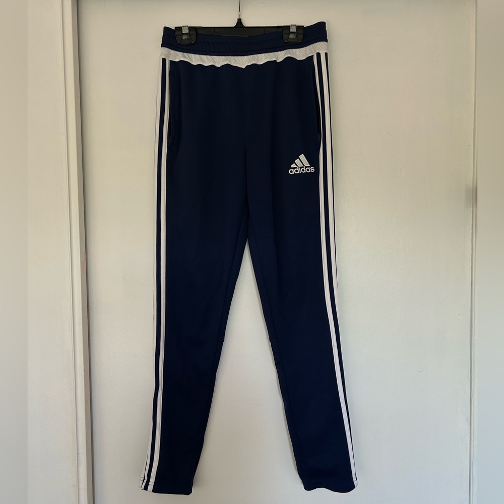 Adidas navy climacool jogger pants